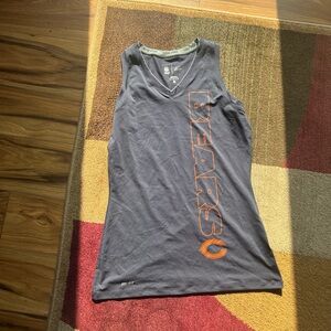 Nike Gray and Orange Bears Tank Top